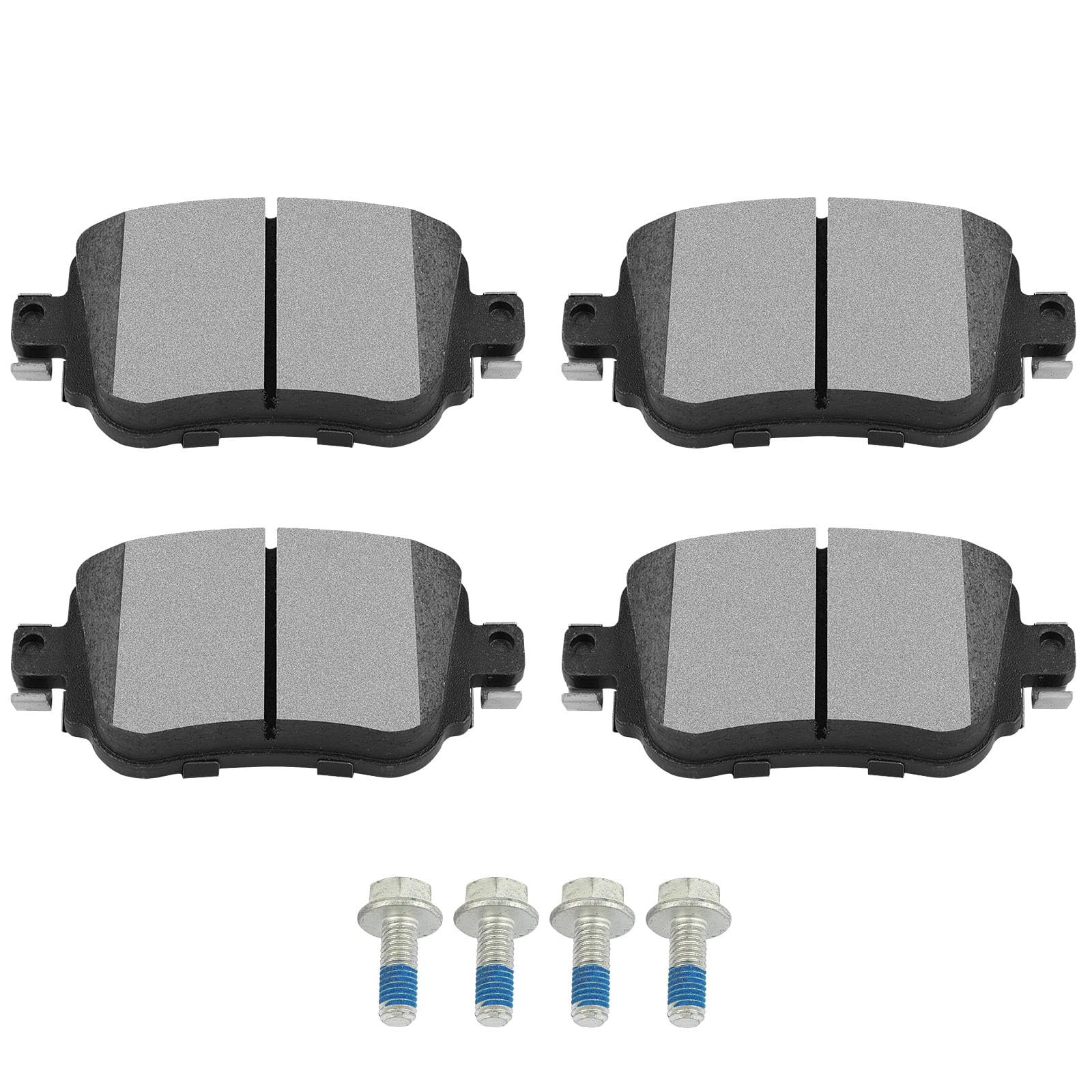 SCITOO D1779-9008 Disc Brake Pads Sets Rear Ceramic Brake Pads w/Hardware