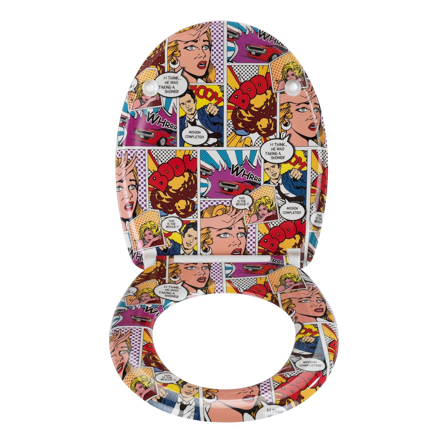 WENKO WC-Sitz Pop-Art Premium mit Absenkautomatik