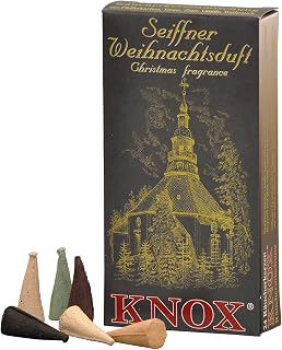 Knox Seiffen German Incense Cones Variety Pack Made Germany Christmas Smokers