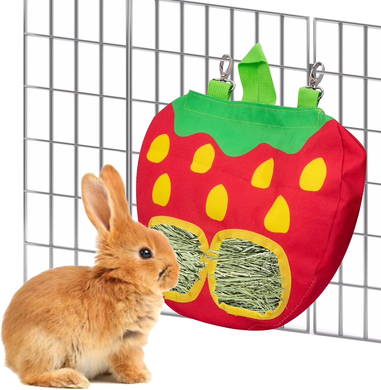 Coppthinktu Rabbit Hay Feeder, Hanging Guinea Pig Hay Feeder, Hay Feeder Rabbit Feeder Hay Feeder Guinea Pig, Small Animal Feeding &…