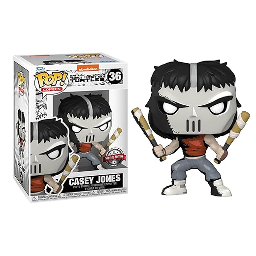 En Oferta Pop! Comics Teenage Mutant Ninja Turtles: Casey Jones Previews Exclusive Vinyl Figure