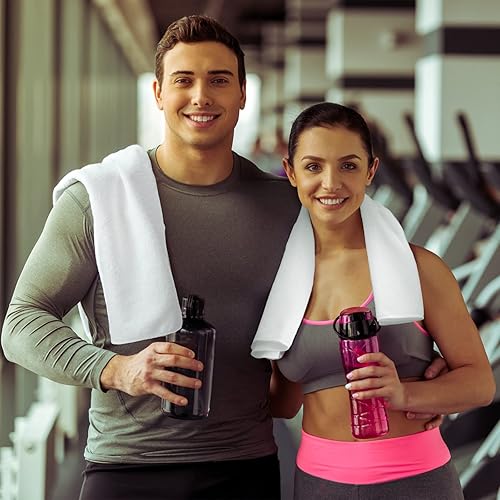 Miniatura 6 de 36 paquetes de toallas de microfibra absorbentes a prueba de blanqueador, resistentes a la decoloración, toallas de mano para gimnasio, baño, spa,