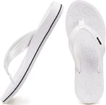 ONCAI Flip Flops For Women Yoga Mat Comfortable Beach Thong Sandals With Arch Support