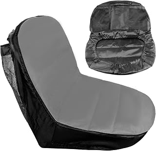Grey 11" Riding Lawn Mower Seat Cover Compatible with John Deere,Craftsman,Cub Cadet,Kubota,Universal Lawn Mower Tractor Cover(Small-Grey)
