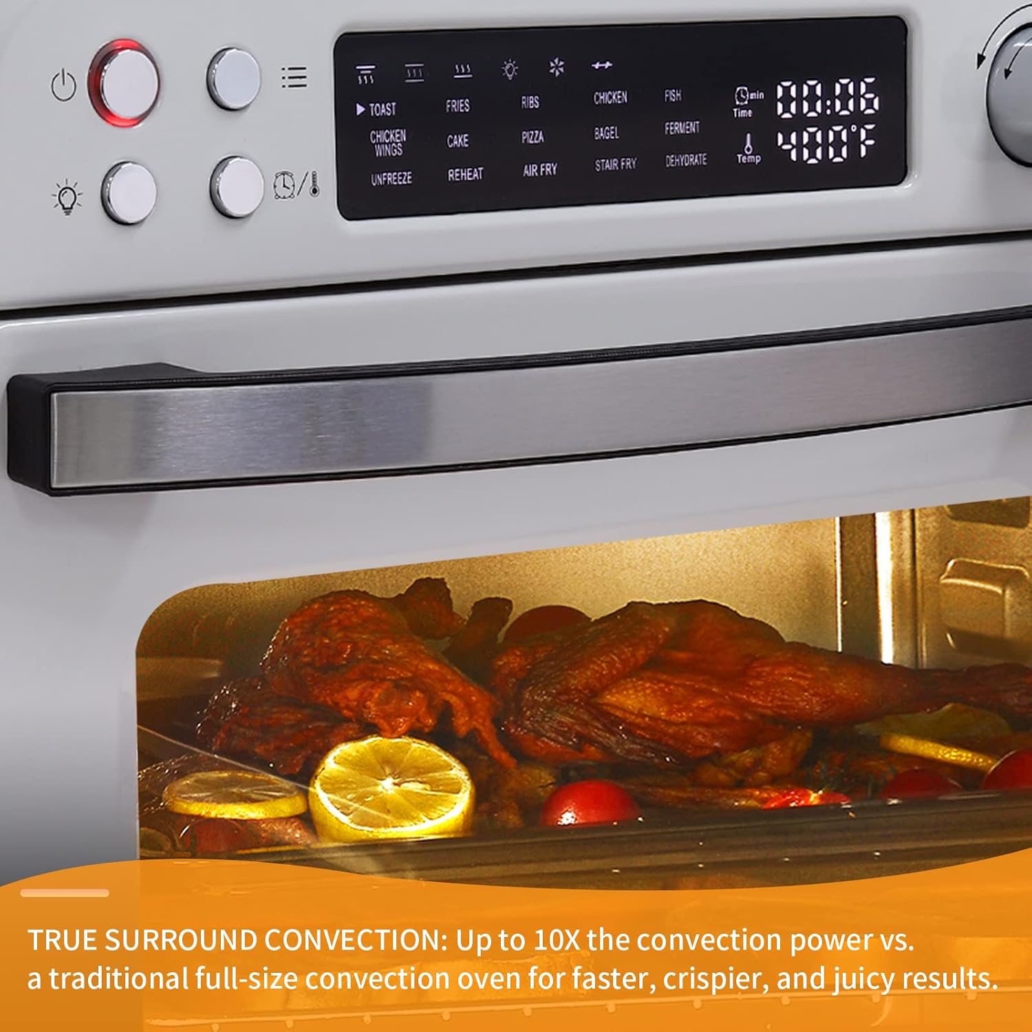 Buy TSDLRH Air Fryer Toaster Oven, Convection Oven Countertop 24.3QT