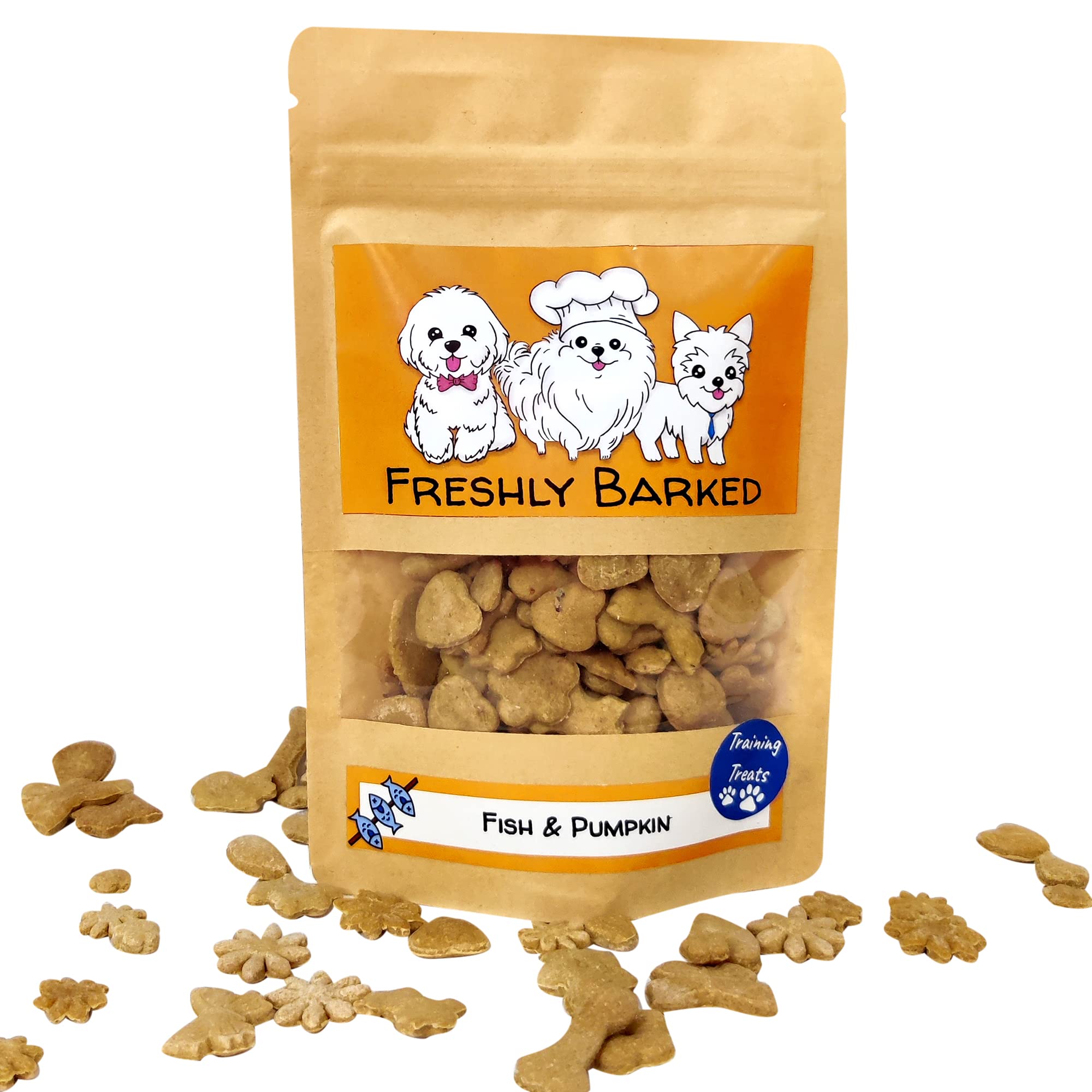 Fish & Pumpkin pet Food Dog Training Treats 100gm Pack Dogs Food/Crispy Treats/Different Shapes. (B0BT7T8VTP) Amazon Price History, Amazon Price Tracker