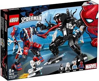 LEGO Spider-Man Marvel Lego Spider Mech vs. Venom 604-Piece Building Kit