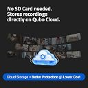 Qubo Smart Cam 360° 3MP | No SD Card Required, Records Directly on Cloud | 2026 Edition - by Hero Group | STQC Certified | AI Person Detection | Intruder Alarm | Night Vision | Two-Way Talk gallery image
