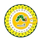 Quixorblex Caterpillar Learning Wheel Phonics Games Flash Cards Sight Word Games Spinners Wheel for Kids Spelling Games Toddler Learning Activities