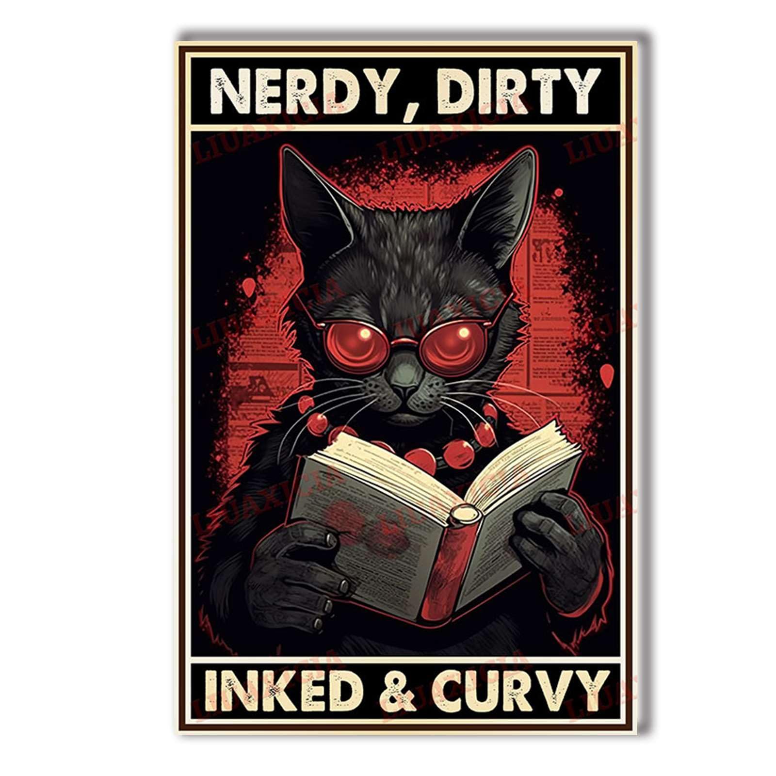 Amazon.com: LIUAXICIA Canvas Prints Painting Nerdy, Dirty Inked