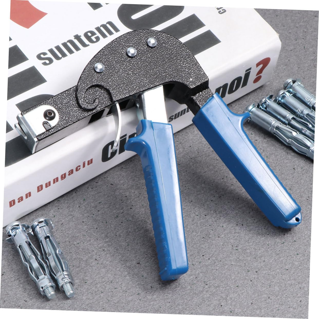 Garneck 19pcs Hollow Wall Anchor Setting Tool Kit for Plasterboard Fixing Heavy Duty Metal Cavity Anchors with Easy Installation Tool for Secure Wall Mounting