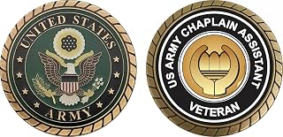 U.S. Army Veteran Chaplain Assistant Challenge Coin