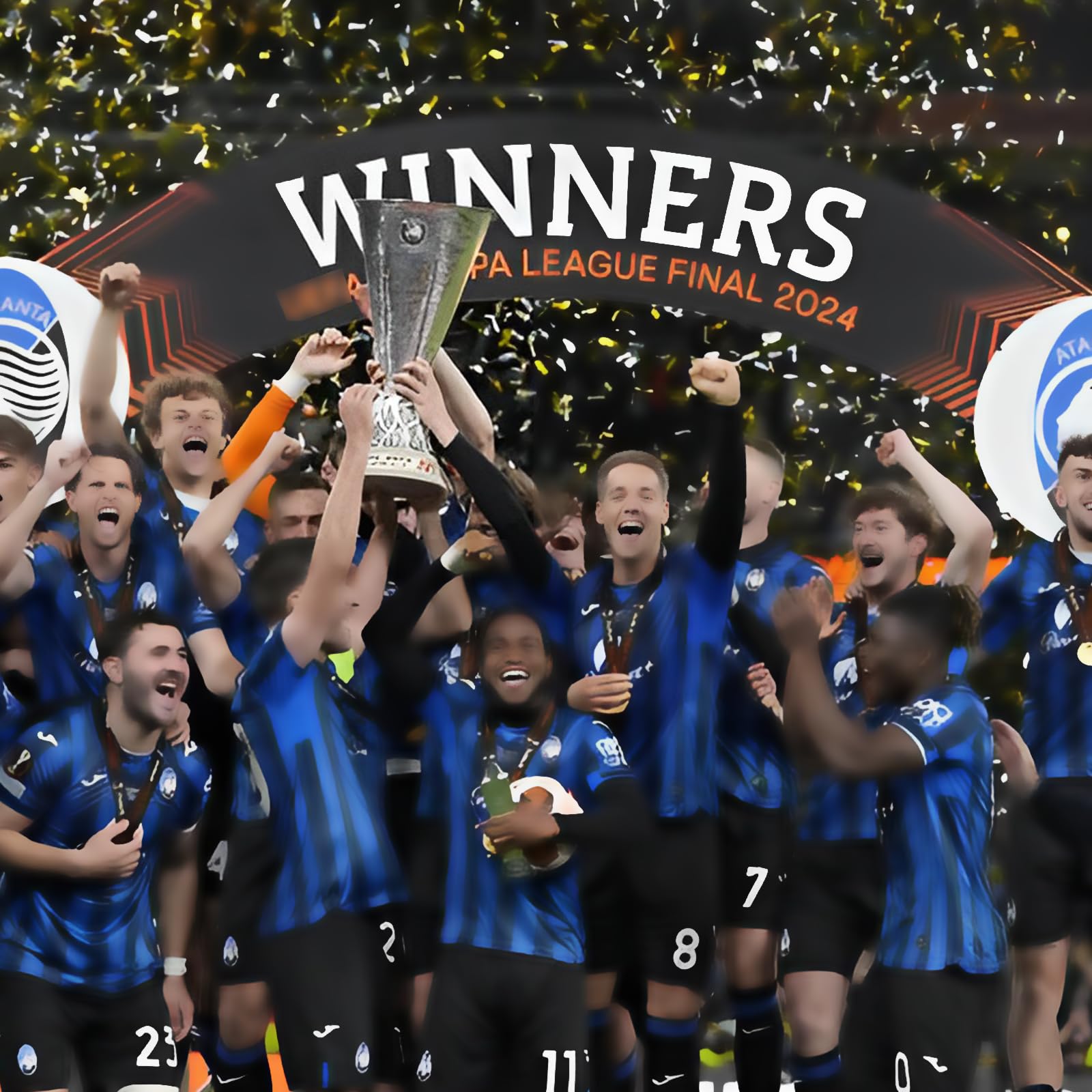Trofeo Europa Football League Réplica Trofeos de Campeones de Clubes de Fútbol