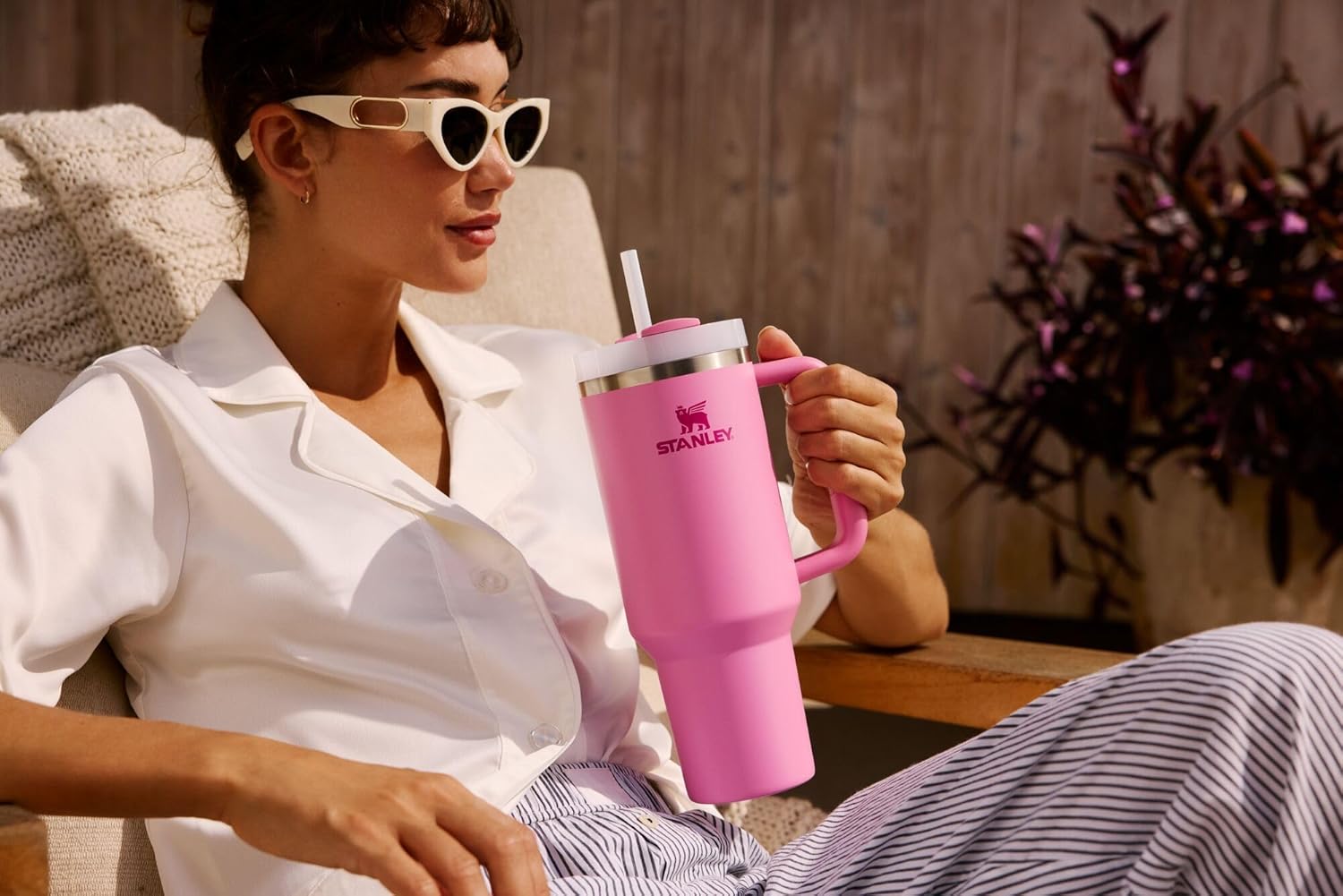 STANLEY Quencher H2.0 Tumbler with Handle and Straw 30 oz | Flowstate 3-Position Lid | Cup Holder Compatible for Travel | Insulated Stainless Steel Cup | BPA-Free | Blue Sky - Image 7