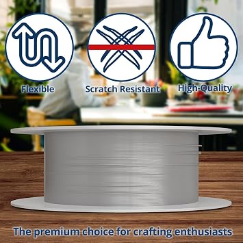 21 Strand Beading Wire Fine 0.14 Diameter 30ft Design Wire | For jewelry making, 0.14, easy to thread, bead stringing wire, satin silver, thin wire, nylon coated beading