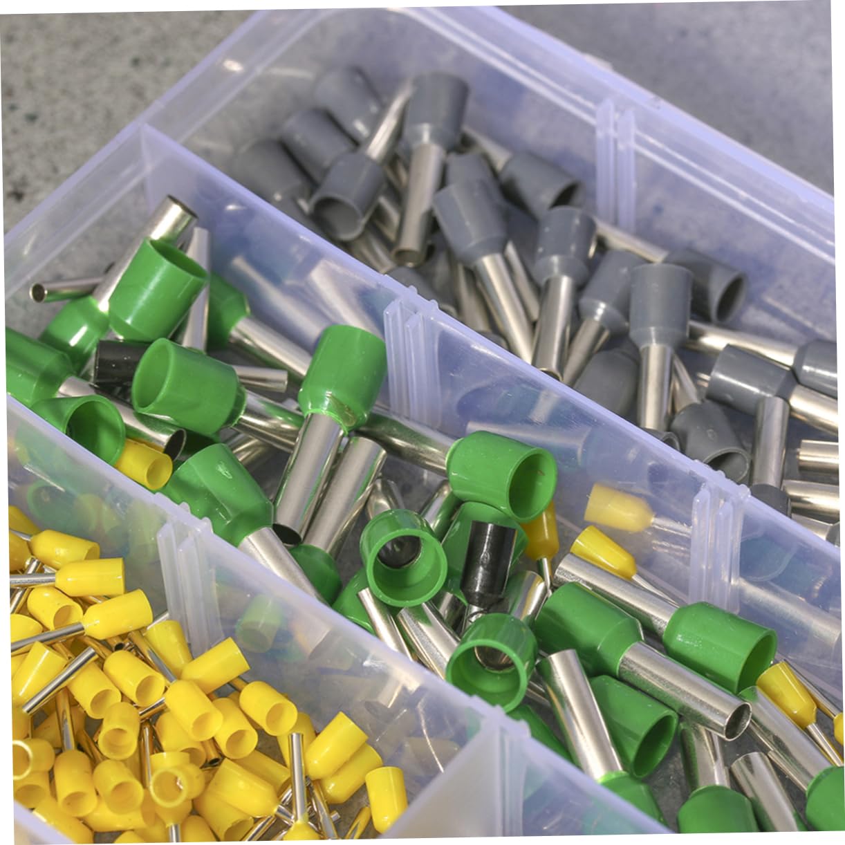 OUNONA 1200piezas Conector De Crimpado De Cobre Aislado Surtido Para Terminales De Cables Eléctricos Para Aplicaciones Marinas y Automotrices Resistente La Corrosión y Sello