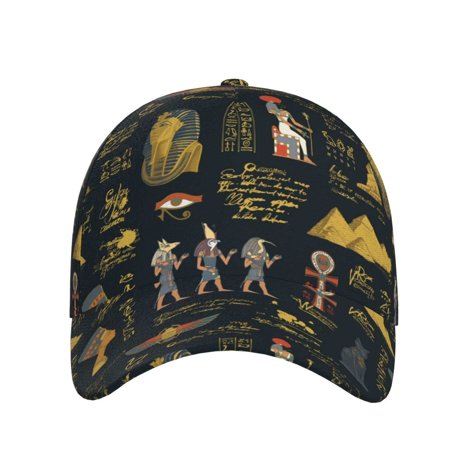 Oudrspo Unisex Ancient Egypt 02 Hieroglyphs Baseball Cap Adjustablecap Egypt Sun Hat Baseball Hats Ancient Egypt Cap Outdoor