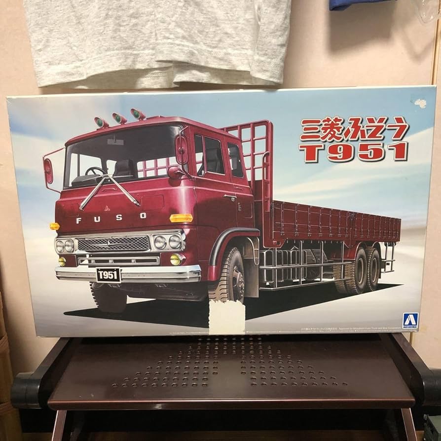 アオシマ1/32 ヘビーフレイトNo.15 T951 後期型 平ボデー　完成品 Amazon | 青島文化教材社 1/32 ヘビーフレイトシリーズ No.15