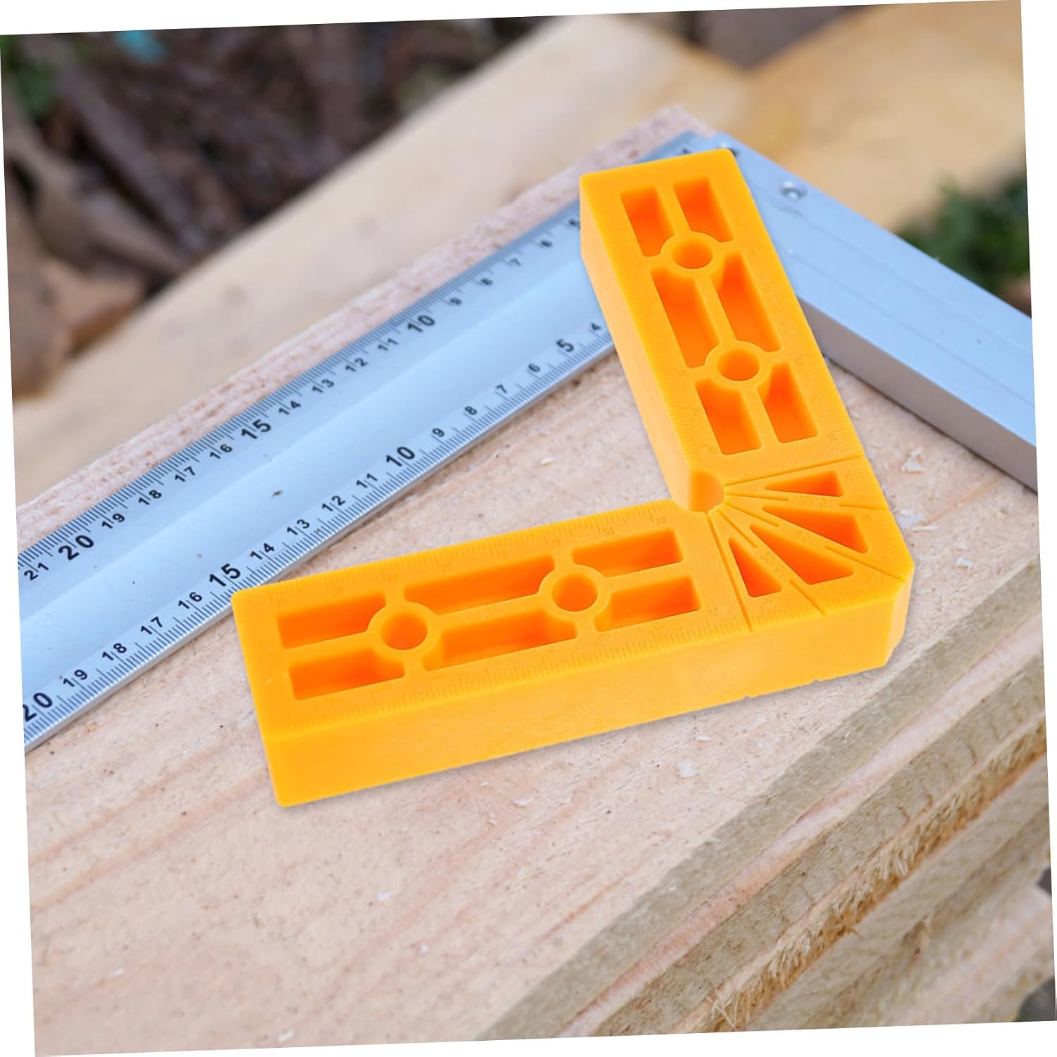 Right Angle Clamp Woodworking Clamps for Corner Plastic Square Ruler Vise
