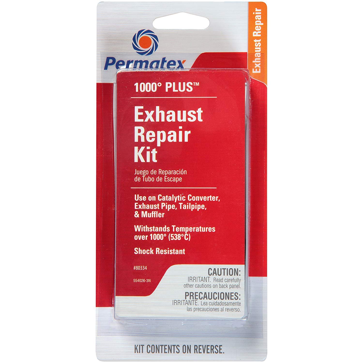 Amazon.com: Permatex 80334 1000 Degree Plus Exhaust Repair Kit