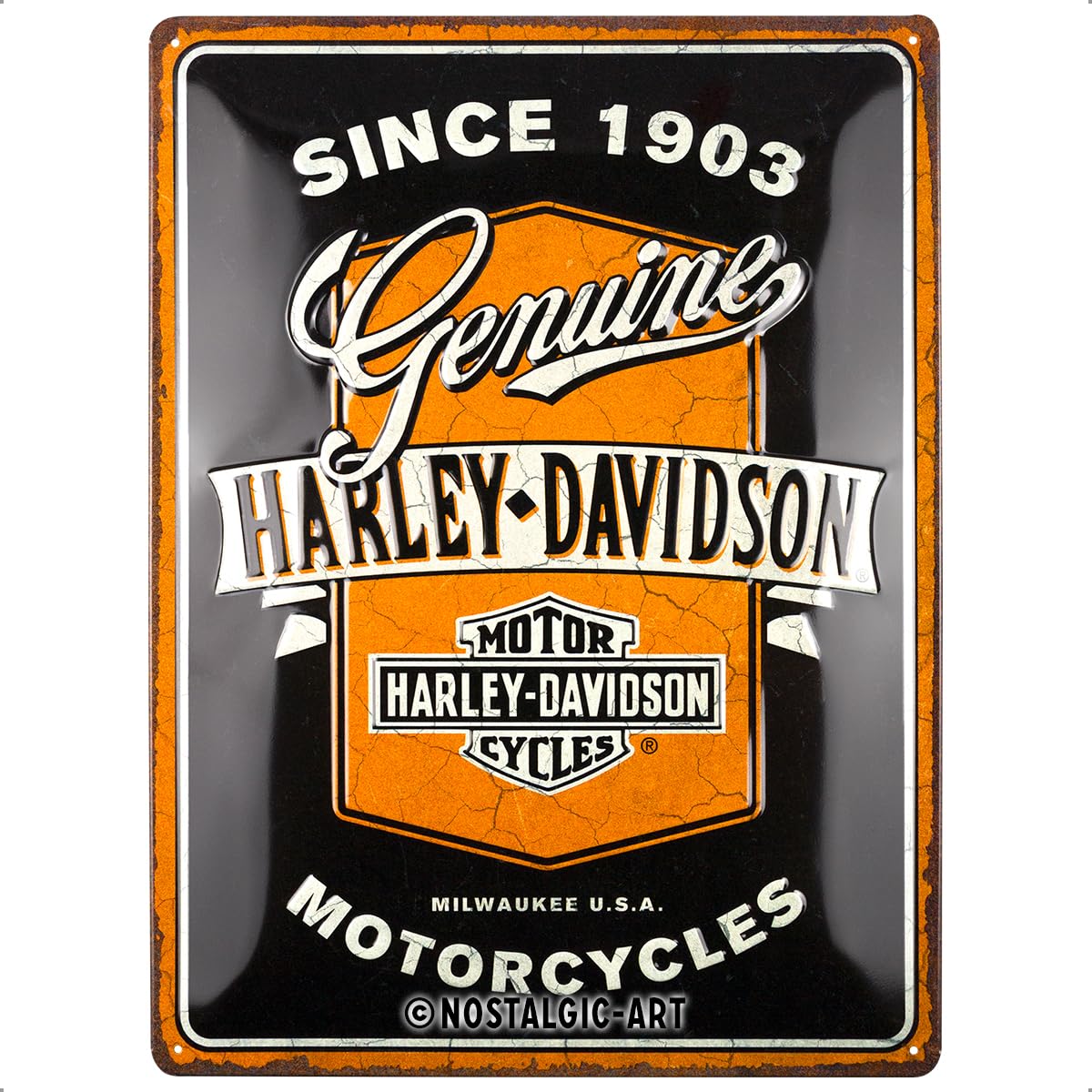 Amazon.com: Nostalgic-Art Retro Tin Sign, 30 x 40 cm, Harley