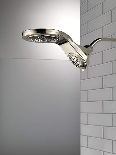 Miniatura 13 de DELTA FAUCET 58581-PN-PK HydroRain H2OKinetic - Combo de ducha 2 en 1, flujo de agua de 1.75 GPM, níquel pulido