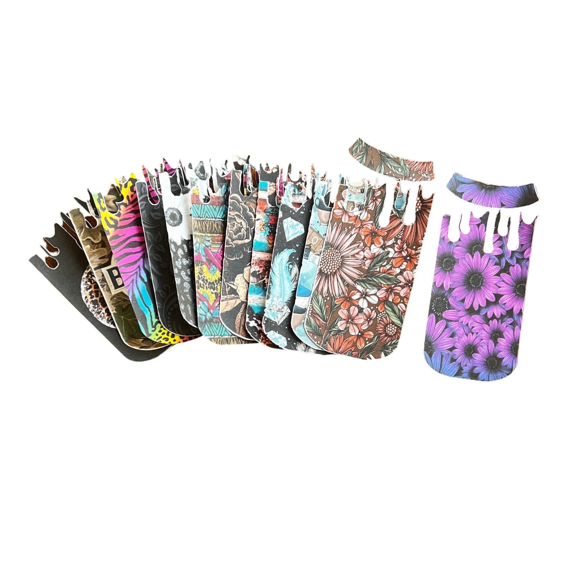 Drip Can Tall Boy Cardstock Freshie Cut Out Designs | 12 pk random mixed | Card Stock Rounds for Beer Soda Pop Can Silicone Freshie Mold Oven Safe