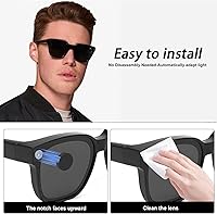 Vista 5 de 20 piezas de adhesivo bloqueador LED para gafas inteligentes Ray-Ban Meta accesorios, gen2 Wayfarer, Skyler, Headliner, pantalla, cubierta de luz