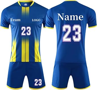 Personalized Custom Soccer Jerseys for Men Women Kids Adult Training Soccer Uniform with Name Number Logo