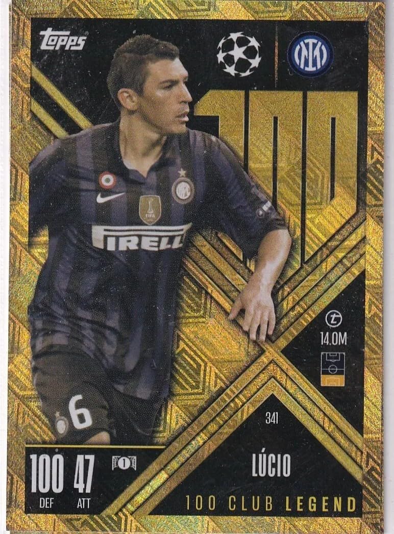Match Attax Extra 2024 2025 100 Club Trading Card(s) You Select (Lucio Club Legend 341)