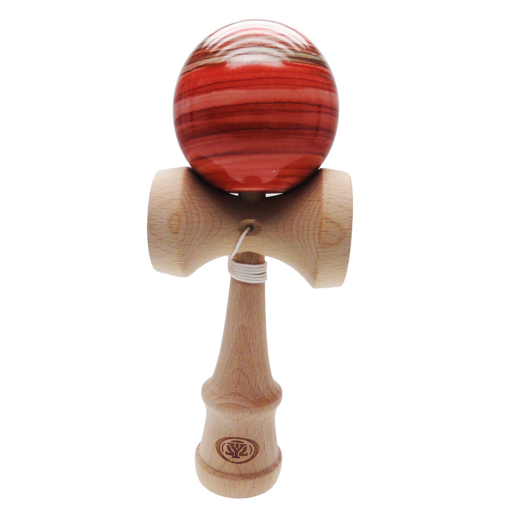 Kendama Rangusu Japan (Ranges) Marry YOMEGA Professional Marble Red