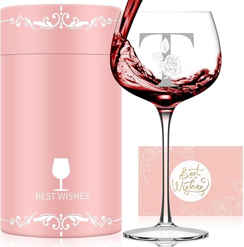 Astonlink Personalized Monogram Wine Glass: A Thoughtful Initial Gift