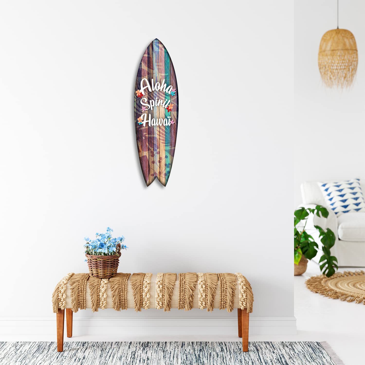 Planche de surf pour la décoration murale - Objet Déco