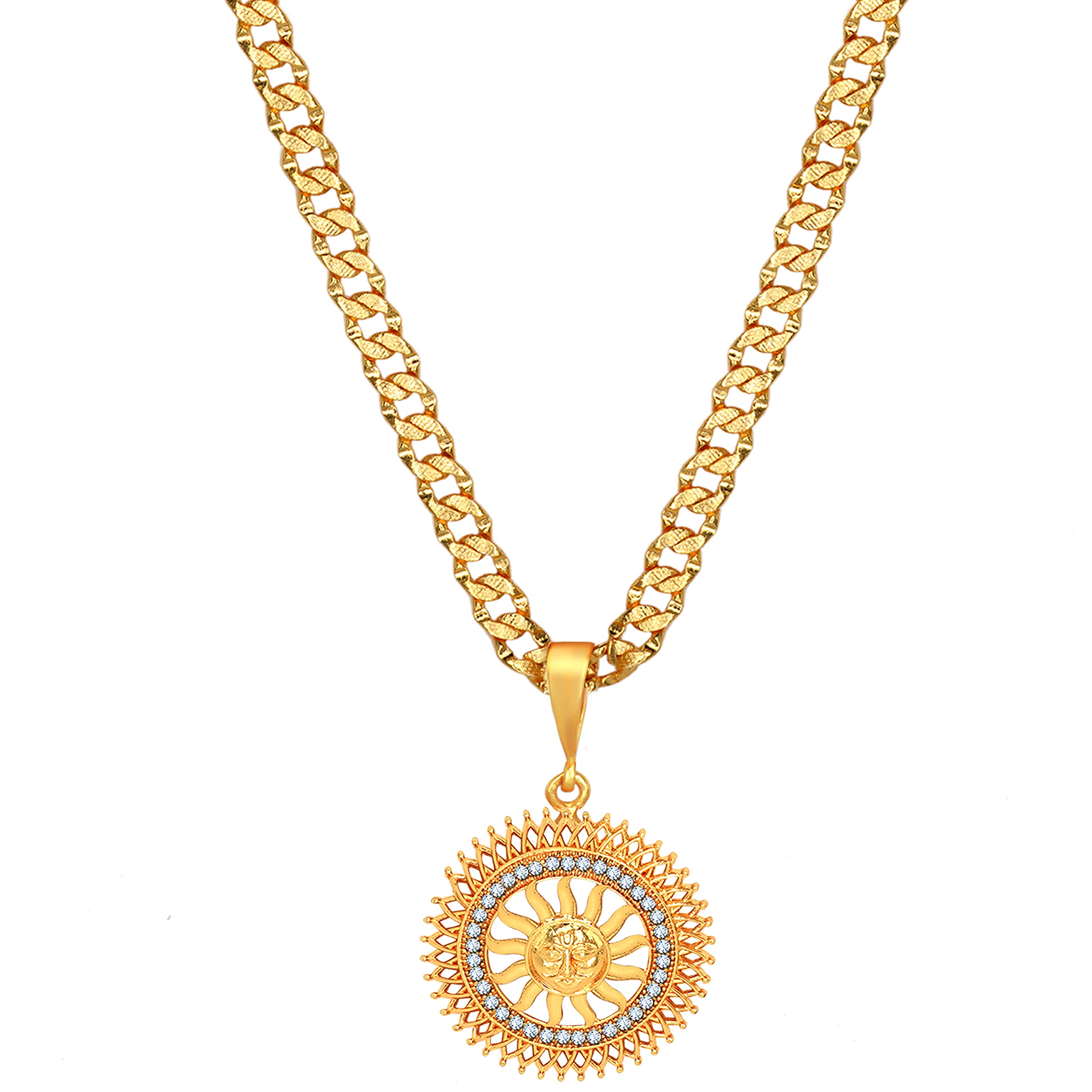 See full amazon price history chart for Fashion Frill Mesmerizing Mens Jewellery Golden Chain For Men AD Sun Gold Plated Chain Locket Pendant Chians For Mens Boys Sun Design AD Gold Plated Chain Locket Pendant Fashion Frill Mesmerizing Mens Jewellery Golden Chain For Men AD Sun Gold Plated Chain Locket Pendant Chians For Mens Boys Sun Design AD Gold Plated Chain Locket Pendant (B098LF8PCG) Amazon Price History, Amazon Price Tracker