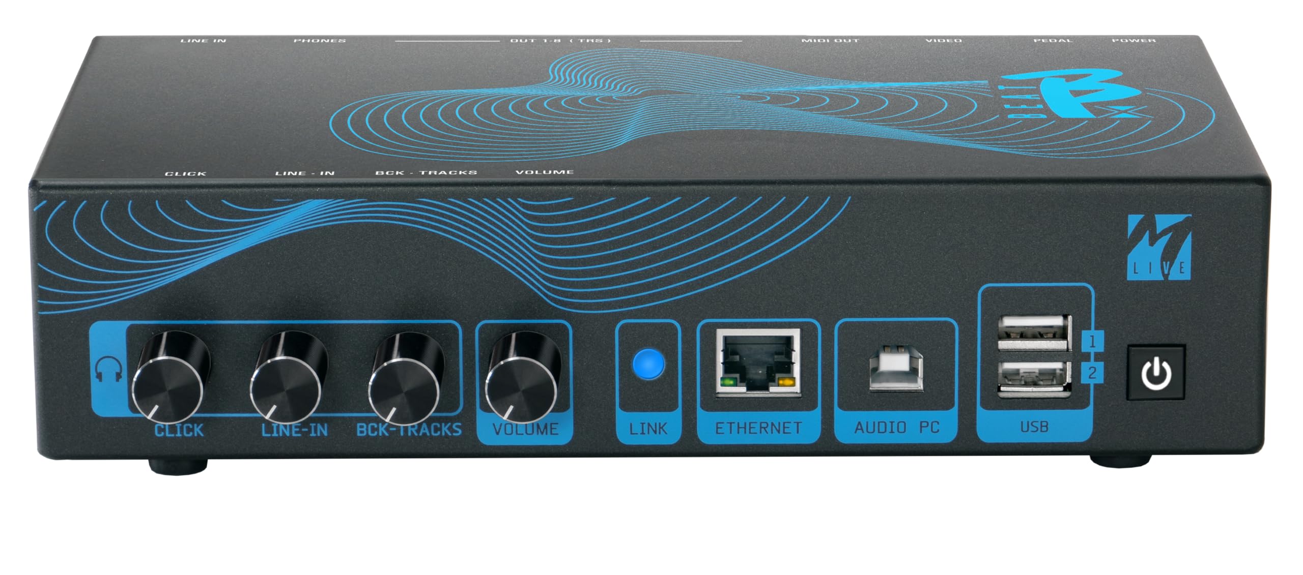 M-LIVE B.Beat X 128 Gb WiFi : Lecteur de Backing Tracks avec Contrôle à Distance et Interface Audio pour le Live avec Lecture Multipiste, MIDI et Synchronisation Vidéo