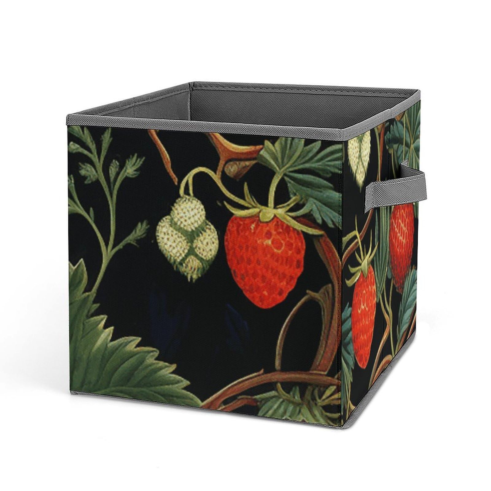 Cube de rangement fraise idéal pour organiser les vêtements et jouets dans l'armoire des enfants
