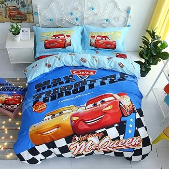 lightning mcqueen cot bed set