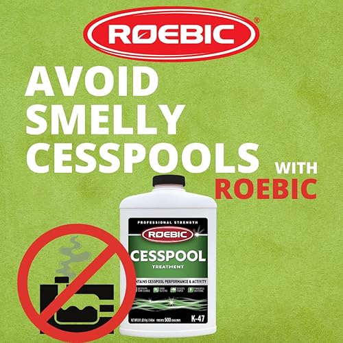 Miniatura 6 de Roebic K-47-Q Tratamiento de pozo ciego evita la obstrucción, acumulación, papel exclusivo para digiere bacterias, destruye lodos, 32 onzas,