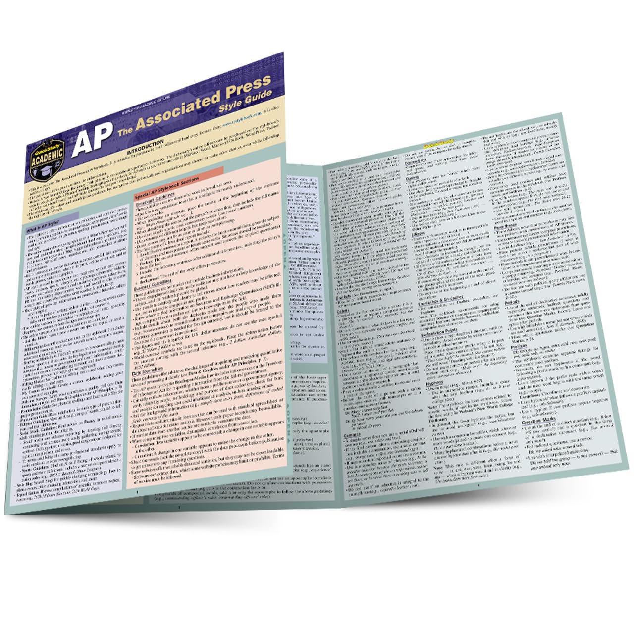 AP - Associated Press Style Guide QuickStudy Laminated Reference (QuickStudy Academic) Pamphlet – May 1, 2019