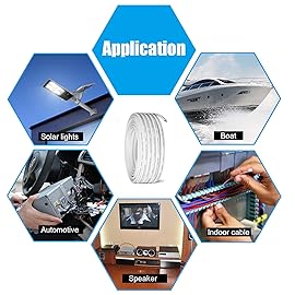 Kimbluth 10 Gauge Duplex Marine Wire Tinned Copper Boat Cable, 30ft 10 AWG Standard USA OFC Oxygen Free Copper Wire for Automotive Boat Speakers Solar Outdoors