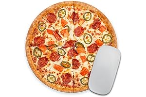 I Love Pizza Lovers - Circle Mouse Pad