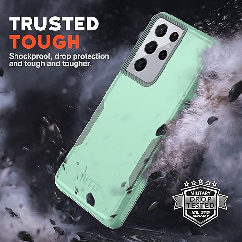 Miniatura 6 de NTG Funda diseñada para Samsung S21 Ultra de 1 generación (no para S21 6.2 y S21 Plus), resistente y resistente, ligera, delgada, a prueba de