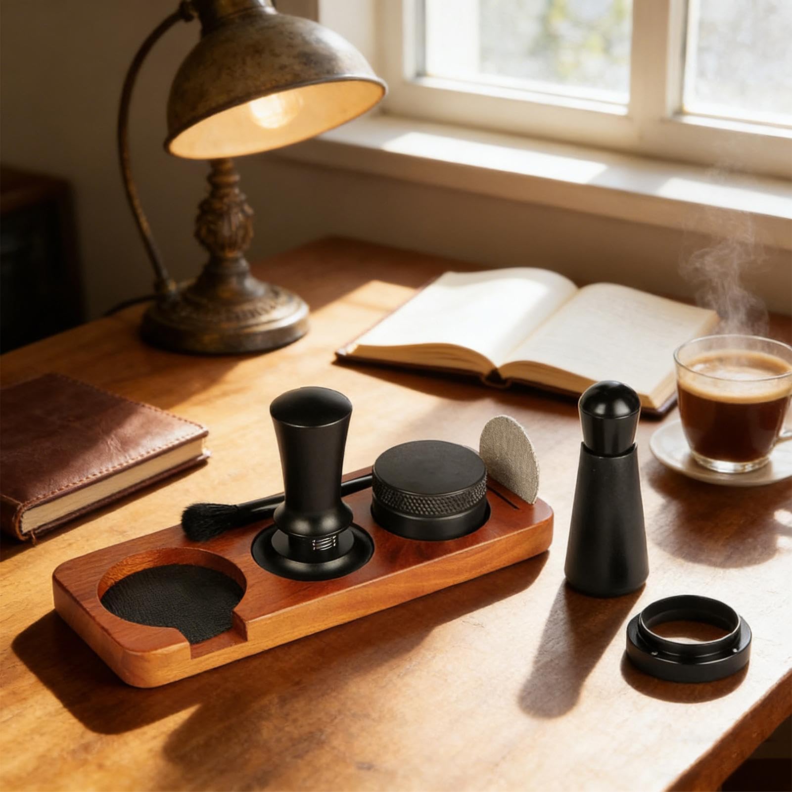 Genérico Kaffeezubehör, tragbare Espressopresse für die Küche, Zubehör-Set für Espresso, 5,1 cm, für Bar, Küche, Apartment, Café und Heimbegeisterte