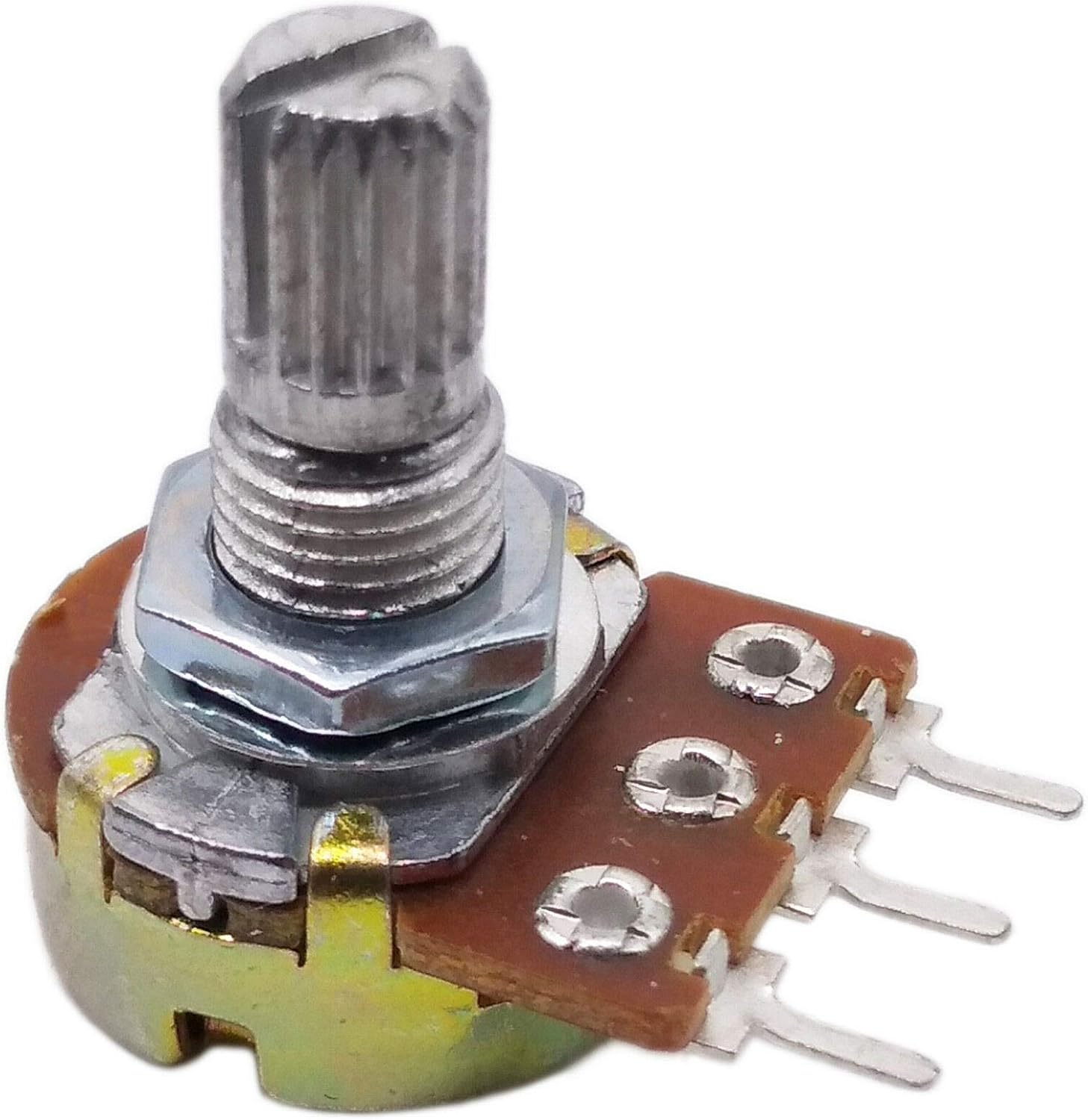 Amazon.com: 10x 10K ohm Linear Taper Rotary Potentiometer ON OFF Switch ...