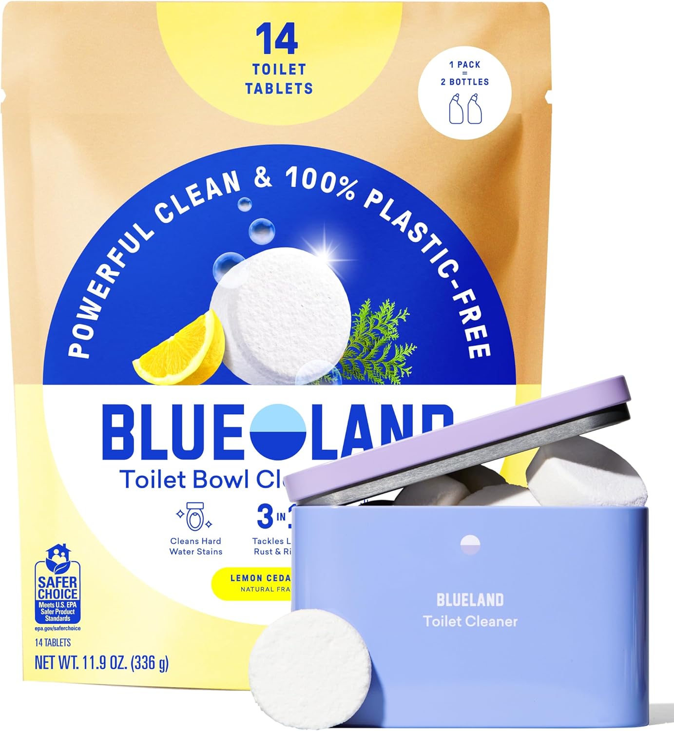 BLUELAND Toilet Bowl Cleaner Tablets