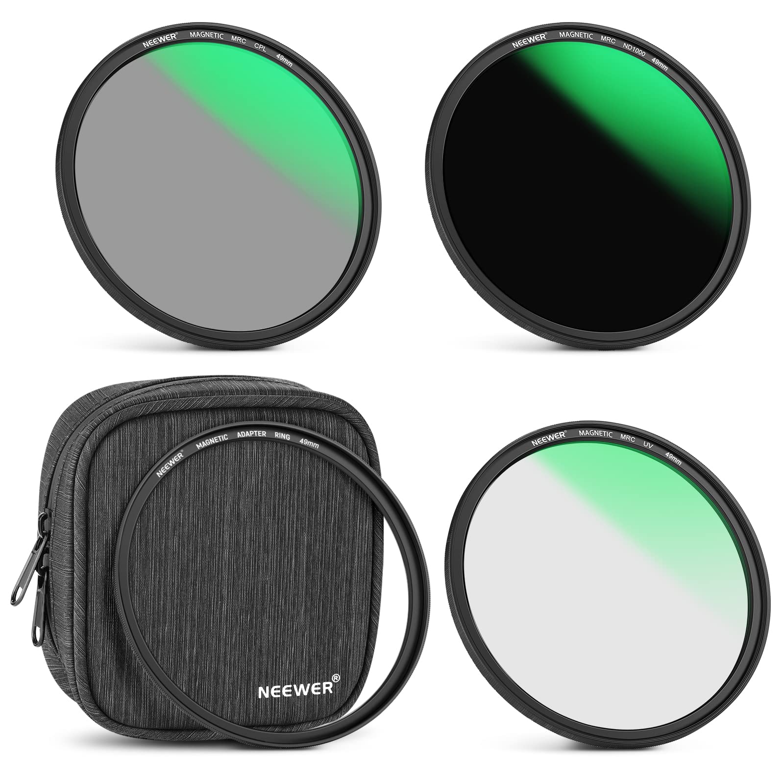 neewer kit filtre magnétique 49mm 4 en 1