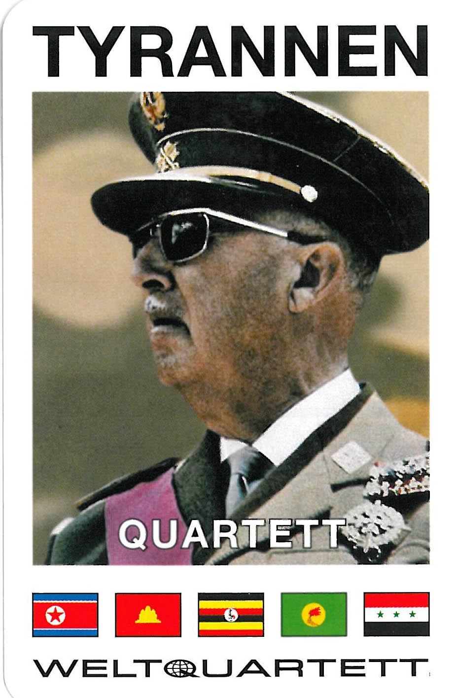 Cargo Records Kartenspiel Quartett Tyrannen US Import