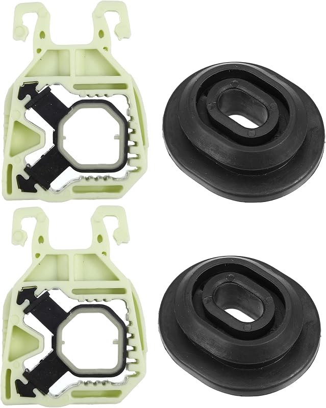 Kit de suportes de montagem do radiador 5Q0121367E A ABSOPRO para Audi e Volkswagen – 4 peças