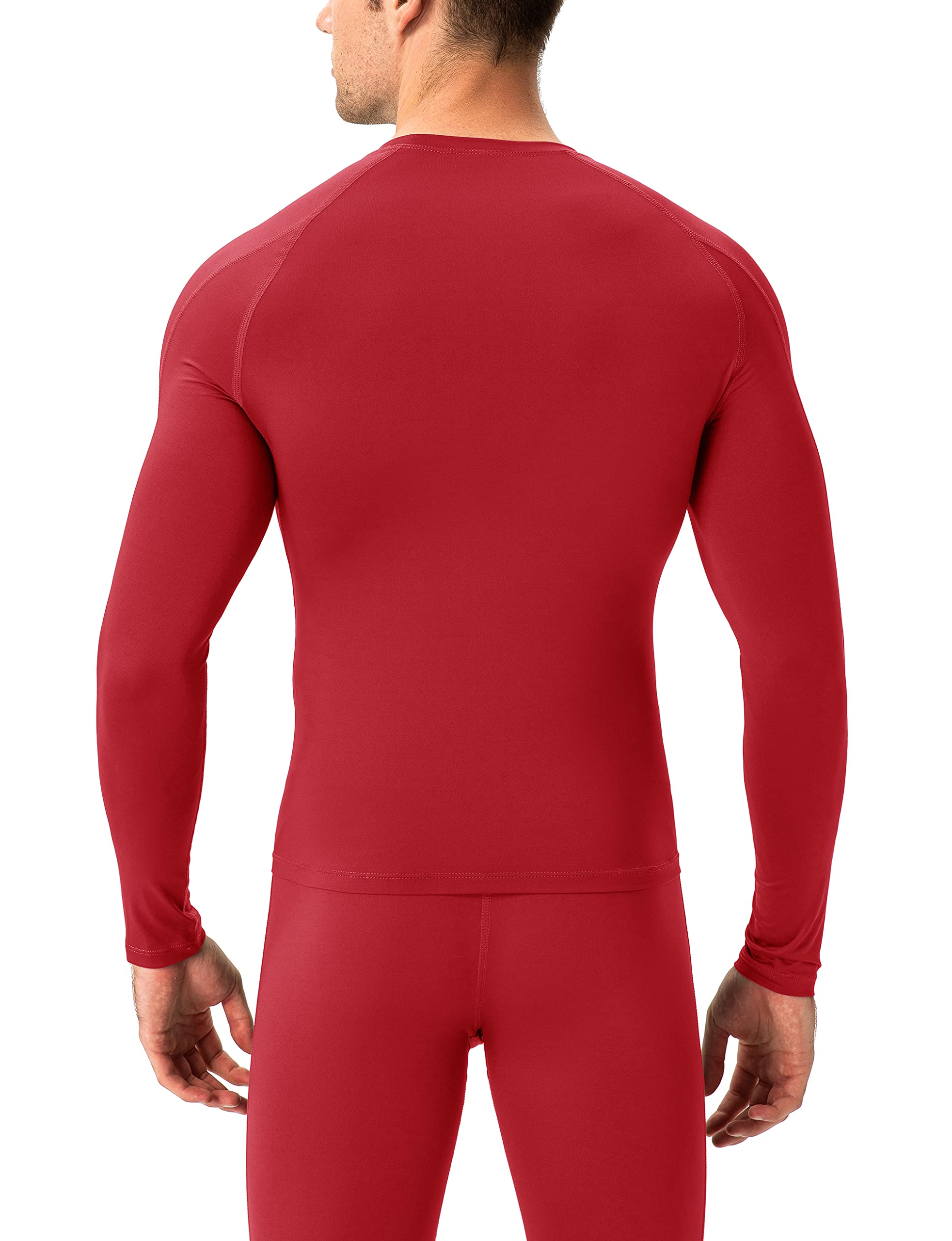 Queerier Camisetas de compresión para Hombre, de Manga Larga, Transpirables, para Gimnasio, Entrenamiento, Correr, para Hombre