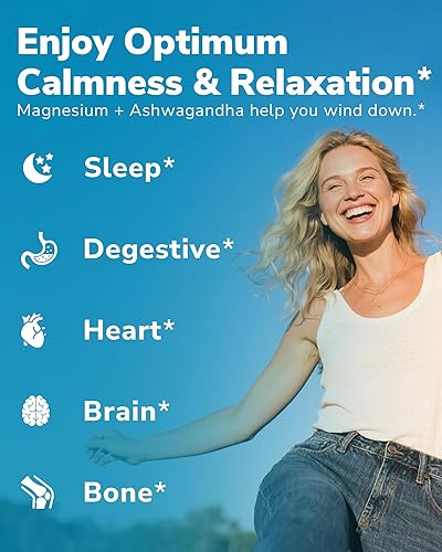 Miniatura 9 de Complejo de Magnesio 6 en 1 120 Caps y Complejo Ashwagandha de Magnesio 90 Caps
